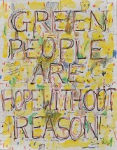 PopeSkinSetDrawingGreenPeopleAreHopeWithoutReason2004