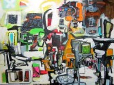 Dallethe-return-of-king-160x120cm-acrylique-sur-toile-de-coton-2014-samuel-dallé