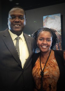KCC Press conference - Cabinet Secretary Hassan Wario with Art Curator from NMK Lydia Galavu