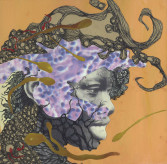 Hinkle-The-Transfiguration-2015-Gouache-India-ink-and-acrylic-on-wood-panel-8-x-8-inches