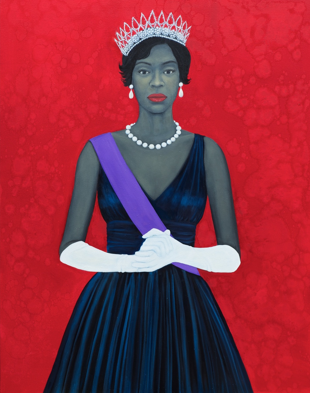 Framed Amy Sherald Grand Dame Queenie Art Poster Print 47 36 24 16 Inches 