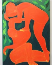 Tunji Adeniyi-Jones (Nigerian-British)Orange Jungle Spirits seeking shelter