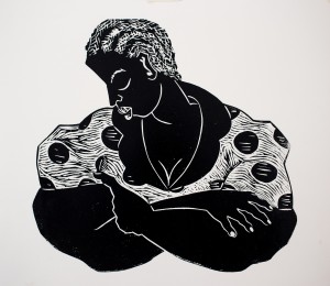 Thom Ogonga Wood Cut Print Untitled 3 (2)