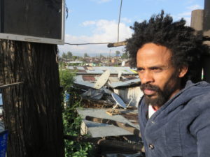 SolTewodros Bekele in his tree house overlooking Mercato (2)