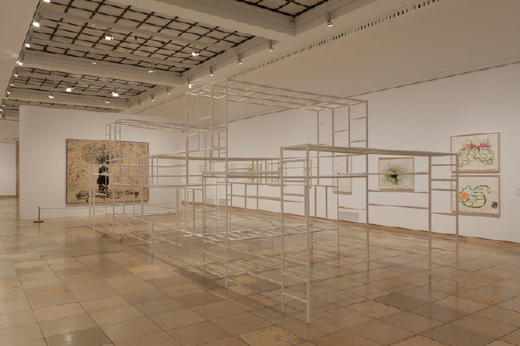 ELLEN GALLAGHER—AxME installation view at Haus der Kunst, Munich, 2014. Photo by Wilfried Petzi