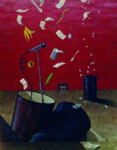 Stanley Greaves, Ballot Boxes, 1997