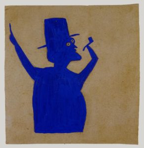 BTTruncated Blue Man with Pipe1939-1942