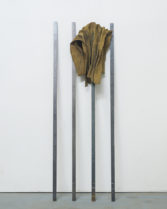 Tahir_Rwenzoris_2018_Raffia, Cobalt, Graphite, Lithium and Steel_122 cm x 38,2 cm x 15,2 cm