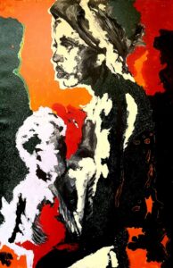 AIma Tchitanga_Erosão da Esperança_2025_Acrílicon canvas_62 cm x 100 cm